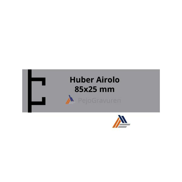 Huber Airolo Briefkasten-Schild 80x25mm