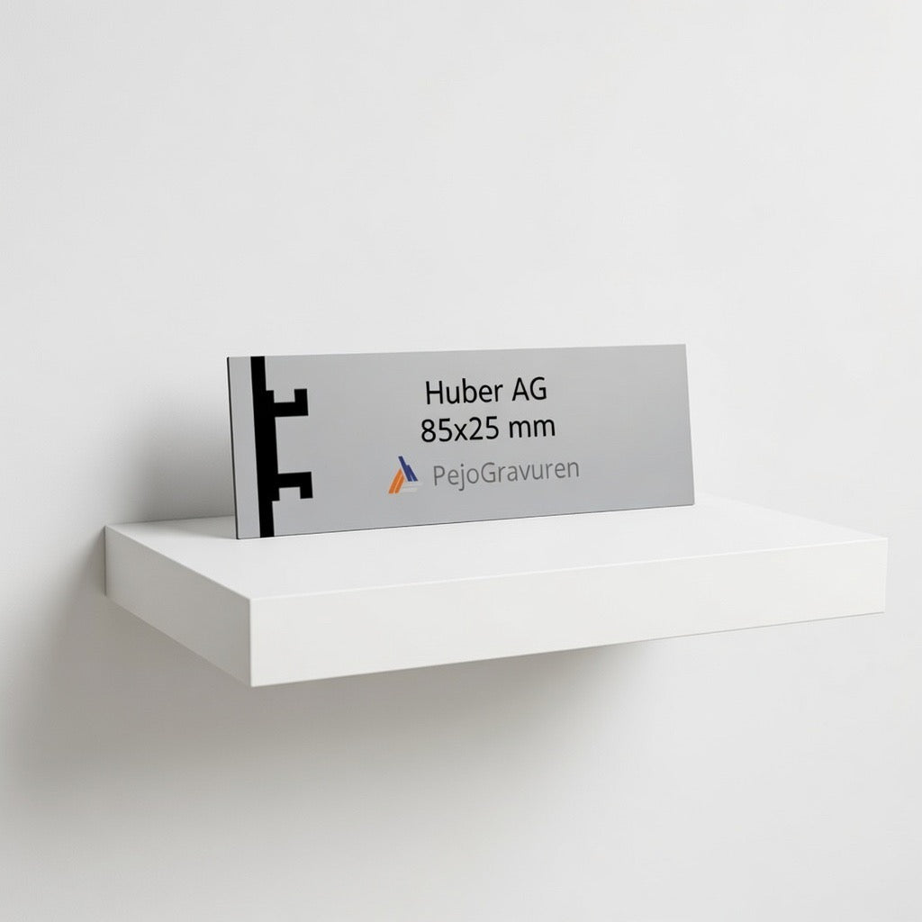 Huber AG Briefkastenschild 80x25mm