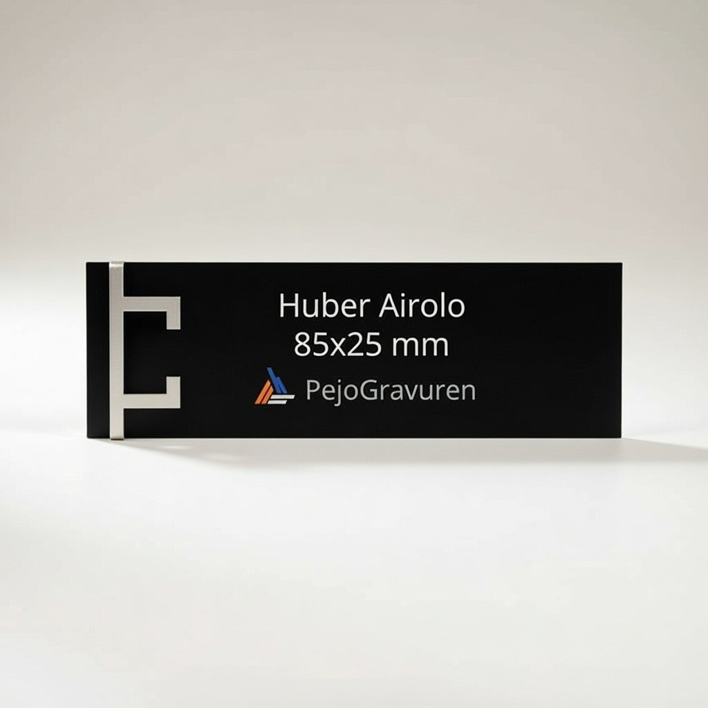 Huber Airolo Briefkasten-Schild 80x25mm