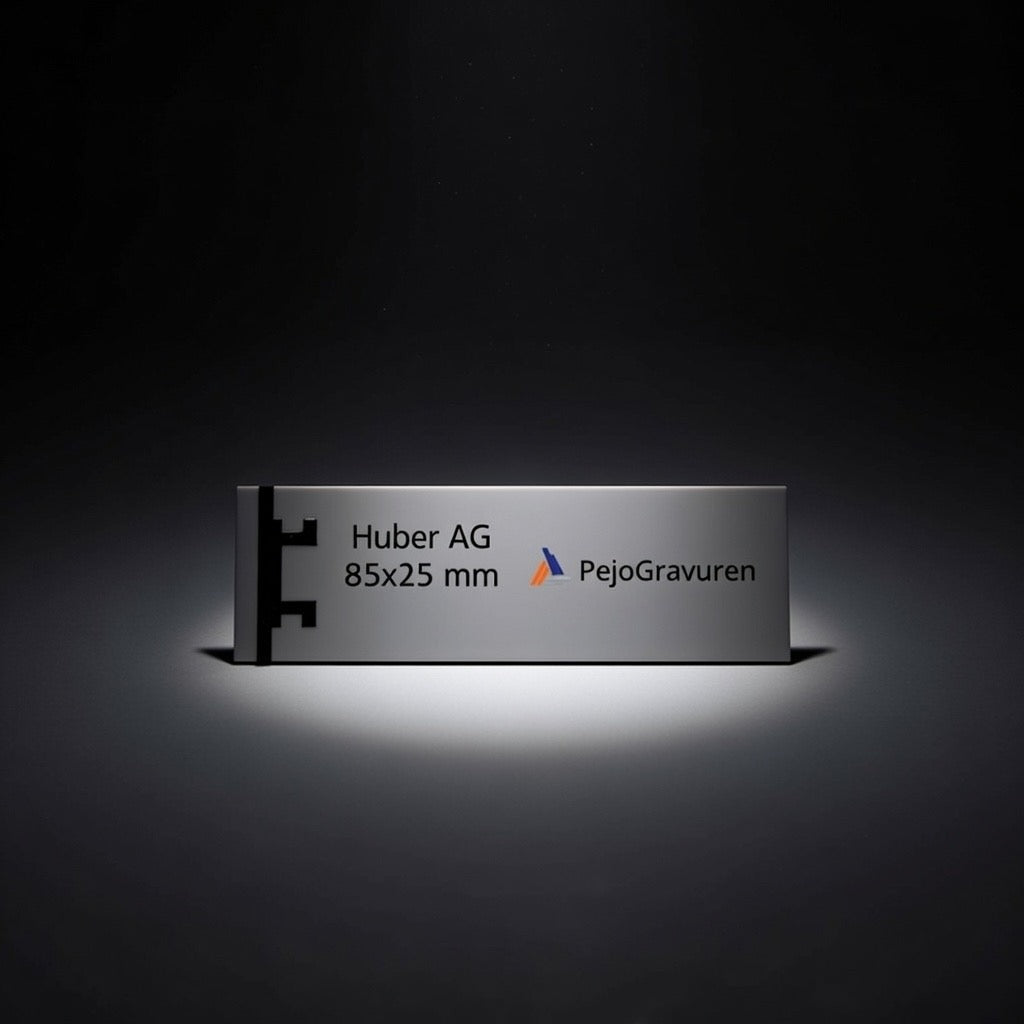 Huber AG Briefkastenschild 80x25mm