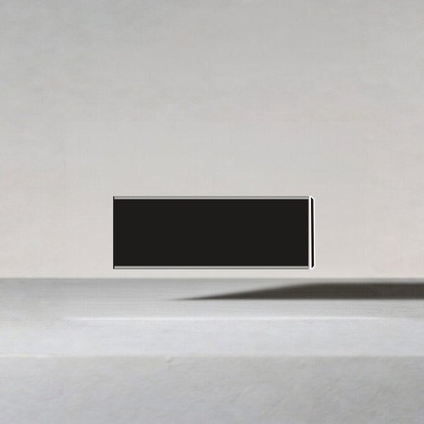 onnex, 61x19, Schwarz, Eloxiert, Facette, Aluminium, Klingelschild