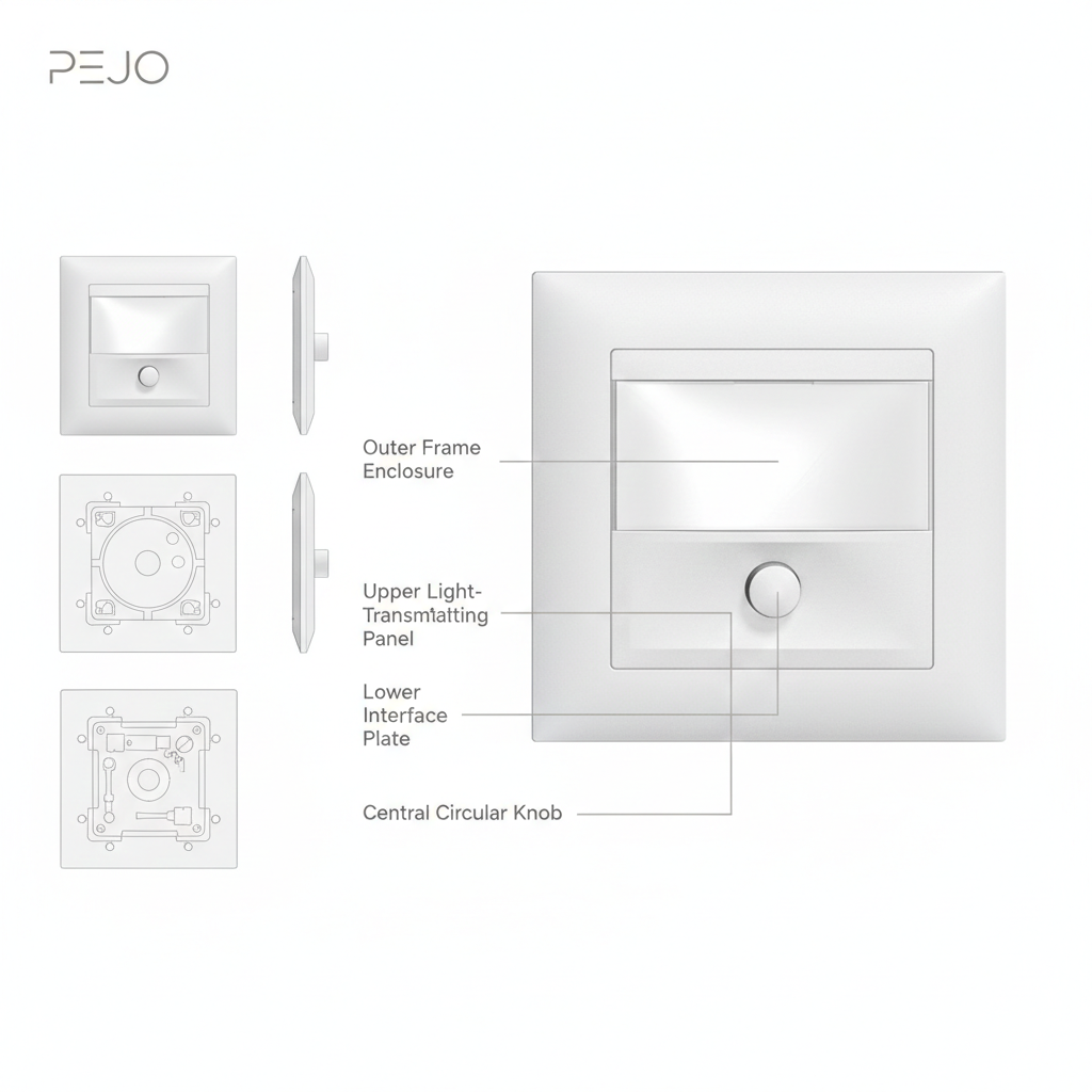 Sonnerieschild, Feller, Plexiglas, Abdeckung