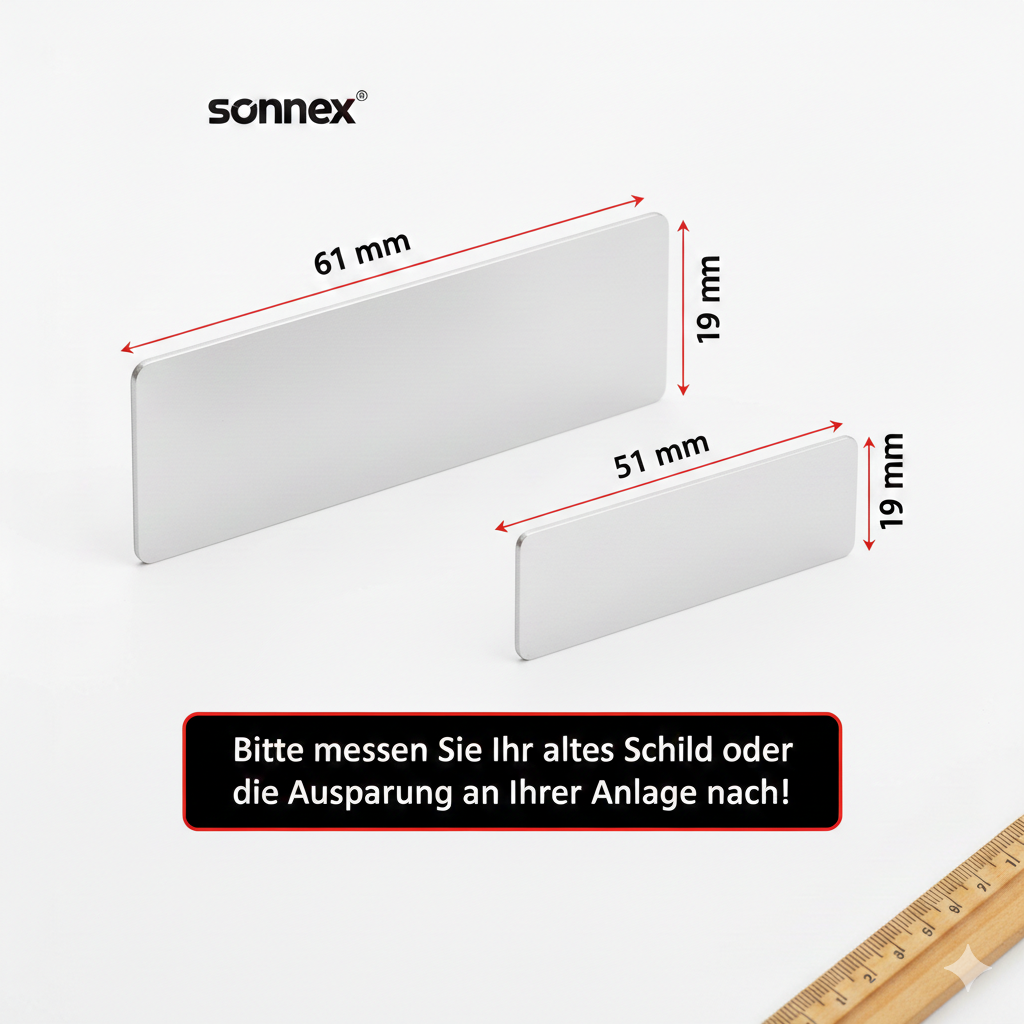 schild messen