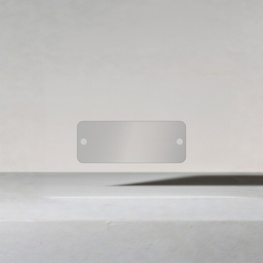 Koch, 45x19, Aluminium, Klingelschild, Briefkastenschild, Gravur, Silber