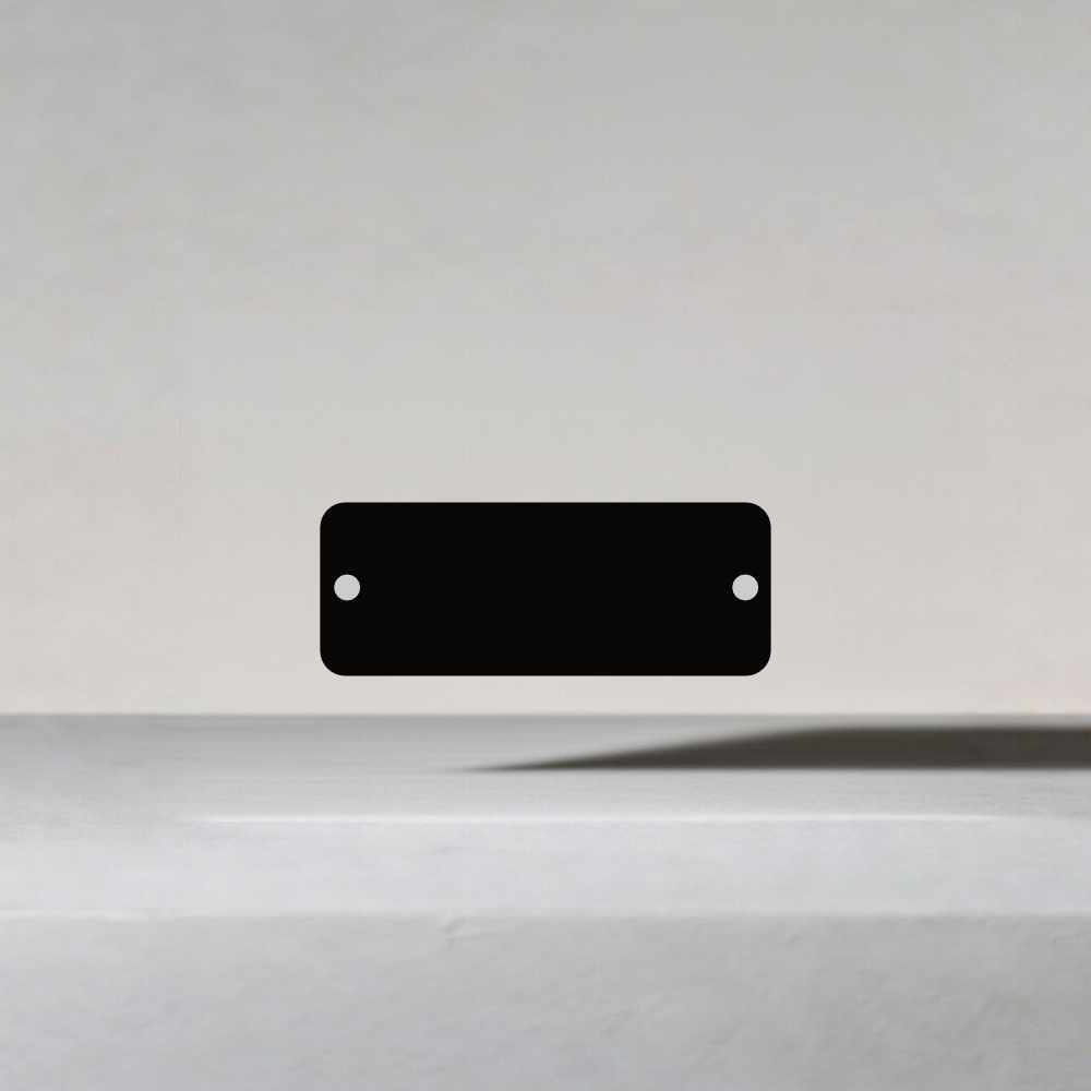 Koch, 45x19, Aluminium, Klingelschild, Briefkastenschild, Gravur, Silber