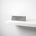 Sonnex, 61x19, Aluminium, Silber, Eloxiert, Namensschild