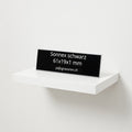 Sonnex, 51x19, Schwarz, Eloxiert, BSonnerieschild, Aluminium